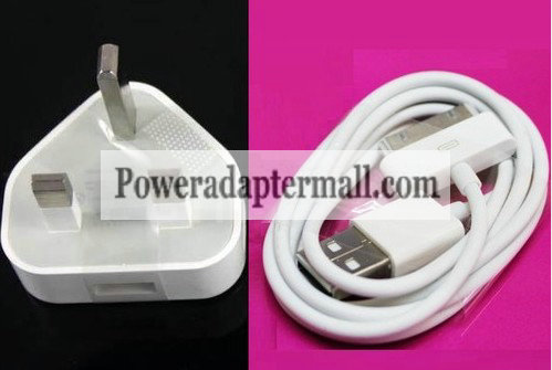 100 X UK 3 pin plug for charger/adapter DATA Cable